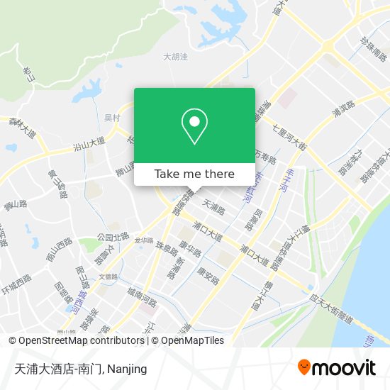 天浦大酒店-南门 map