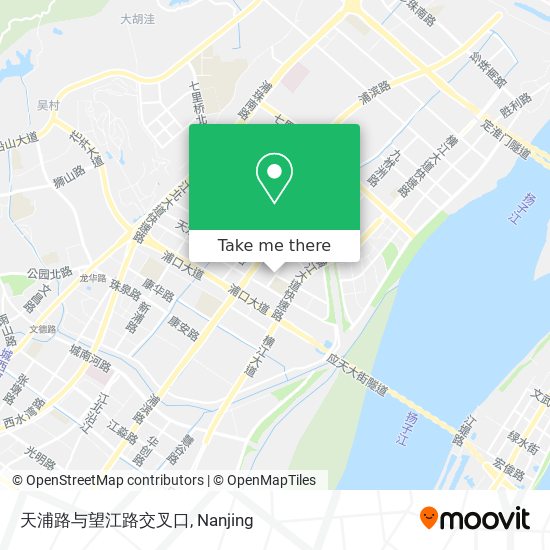 天浦路与望江路交叉口 map