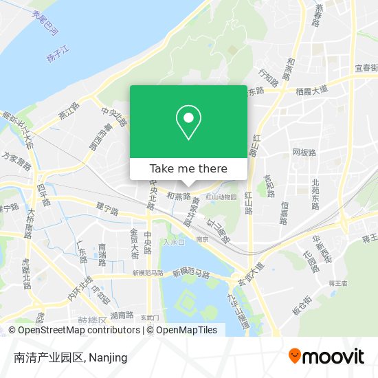 南清产业园区 map
