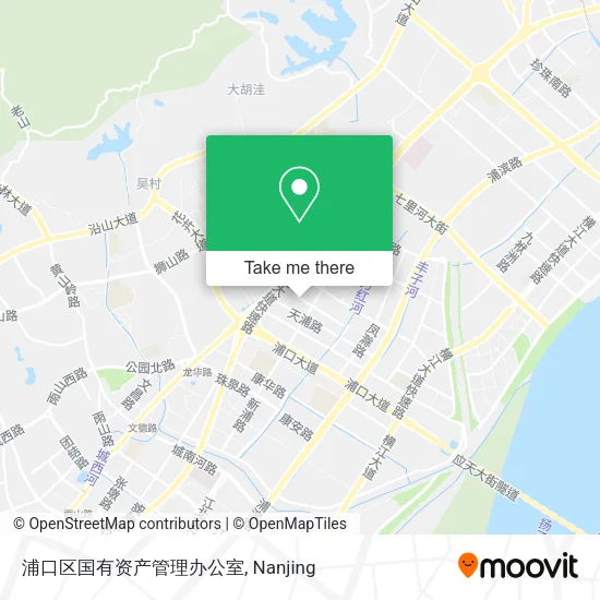 浦口区国有资产管理办公室 map