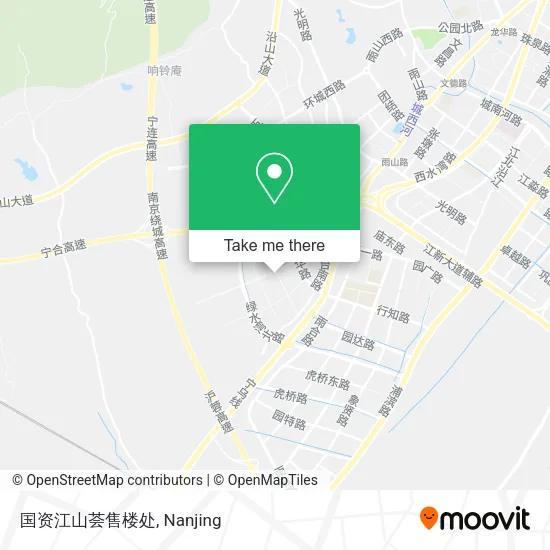 国资江山荟售楼处 map