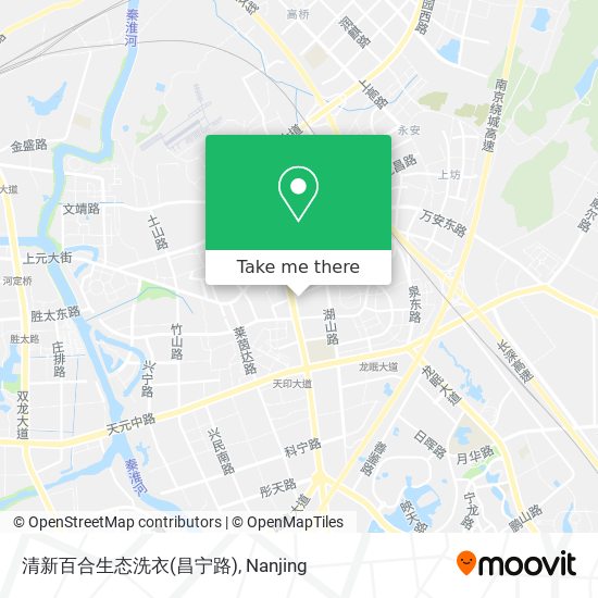 清新百合生态洗衣(昌宁路) map