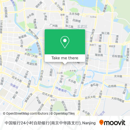 中国银行24小时自助银行(南京中华路支行) map