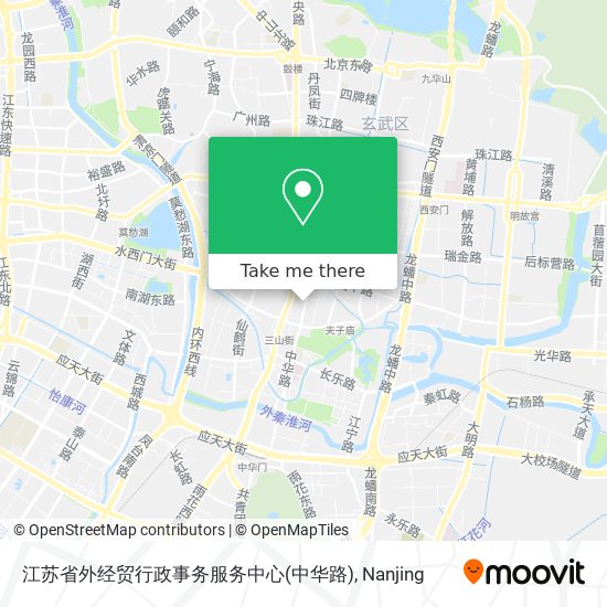 江苏省外经贸行政事务服务中心(中华路) map