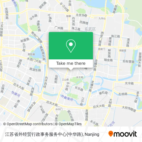 江苏省外经贸行政事务服务中心(中华路) map