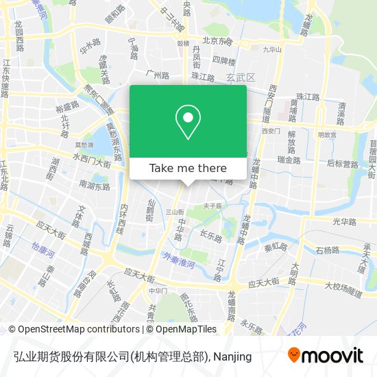 弘业期货股份有限公司(机构管理总部) map