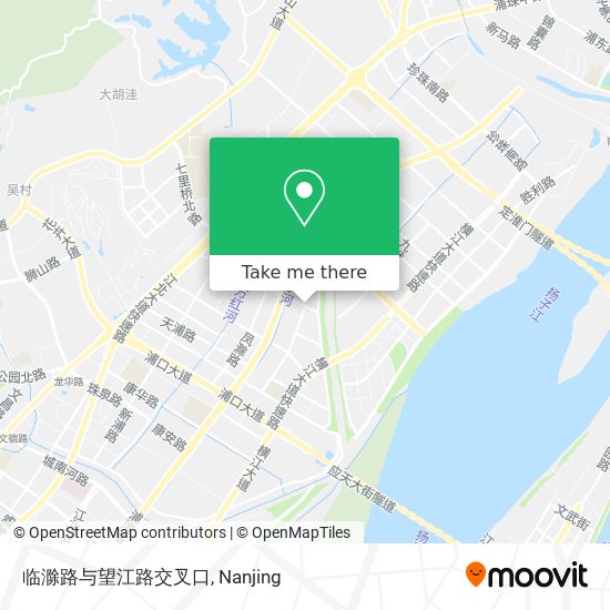 临滁路与望江路交叉口 map