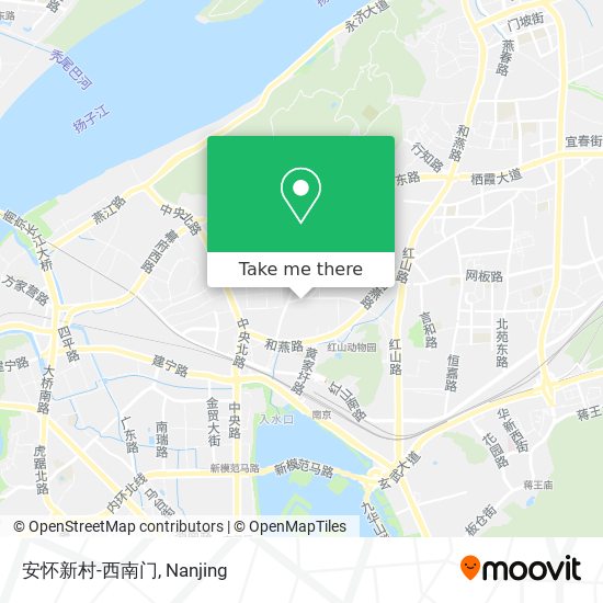 安怀新村-西南门 map