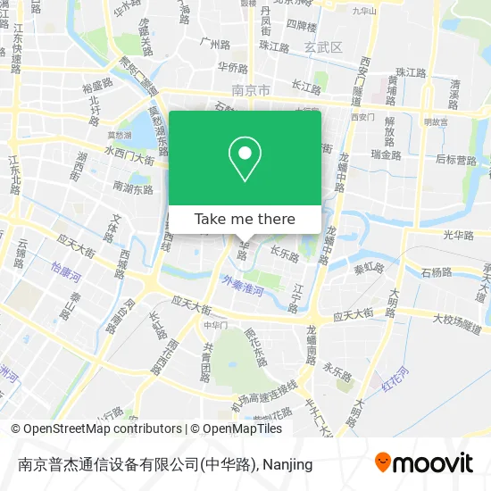 南京普杰通信设备有限公司(中华路) map