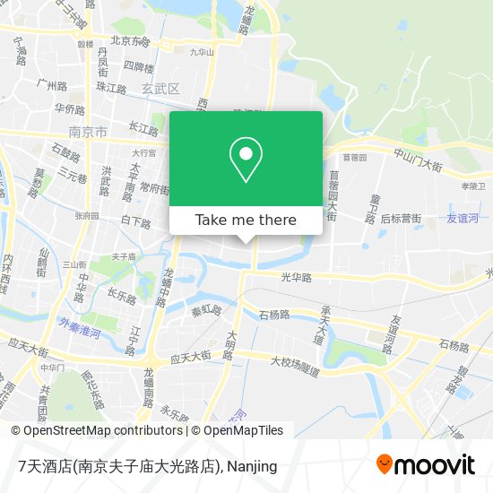 7天酒店(南京夫子庙大光路店) map