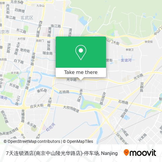 7天连锁酒店(南京中山陵光华路店)-停车场 map