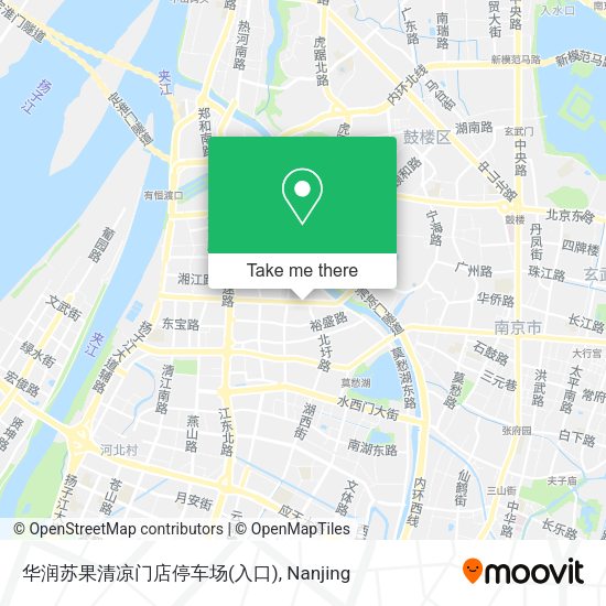 华润苏果清凉门店停车场(入口) map
