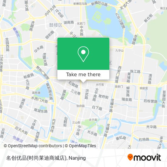 名创优品(时尚莱迪商城店) map