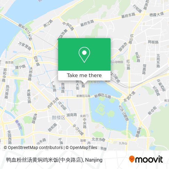 鸭血粉丝汤黄焖鸡米饭(中央路店) map