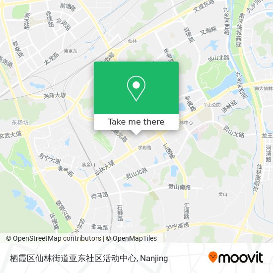 栖霞区仙林街道亚东社区活动中心 map