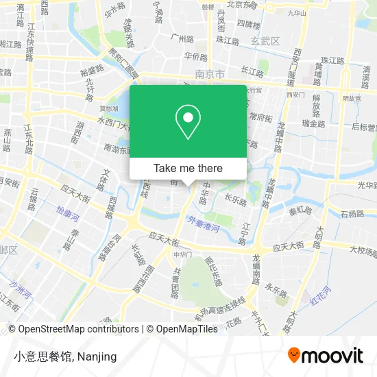 小意思餐馆 map