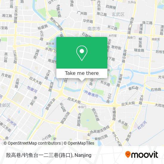 殷高巷/钓鱼台一二三巷(路口) map