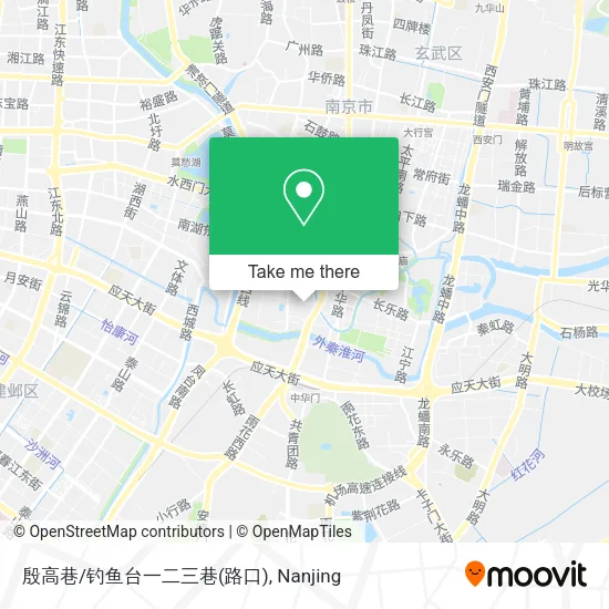 殷高巷/钓鱼台一二三巷(路口) map