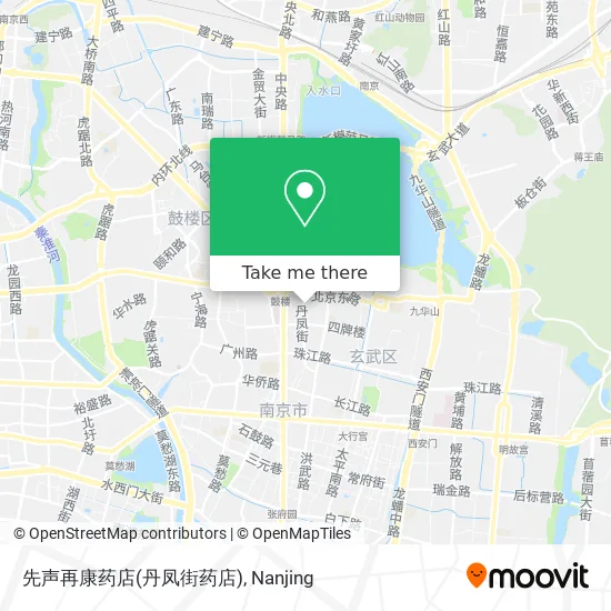 先声再康药店(丹凤街药店) map