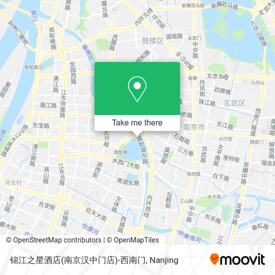 锦江之星酒店(南京汉中门店)-西南门 map