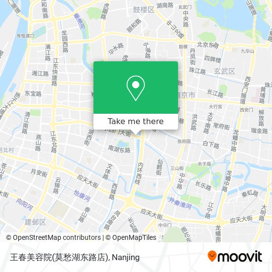 王春美容院(莫愁湖东路店) map