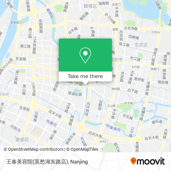 王春美容院(莫愁湖东路店) map