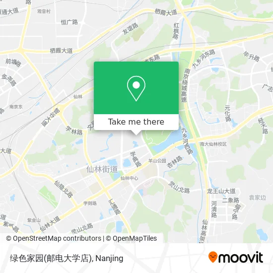 绿色家园(邮电大学店) map