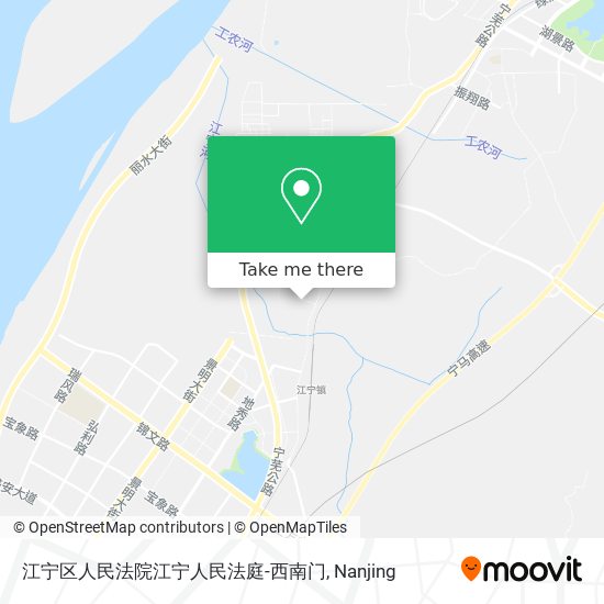 江宁区人民法院江宁人民法庭-西南门 map
