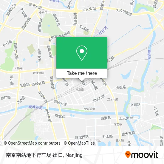 南京南站地下停车场-出口 map