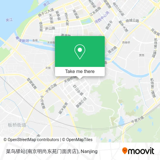 菜鸟驿站(南京明尚东苑门面房店) map
