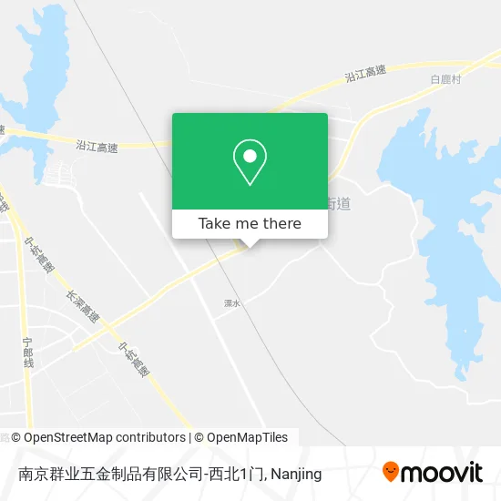 南京群业五金制品有限公司-西北1门 map