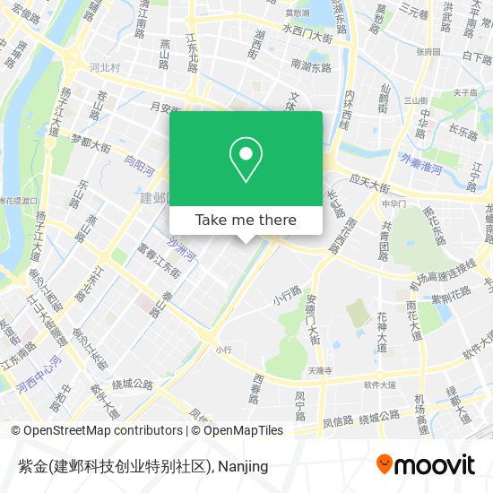 紫金(建邺科技创业特别社区) map