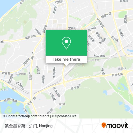 紫金墨香苑-北1门 map
