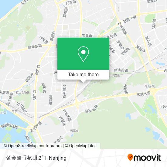 紫金墨香苑-北2门 map