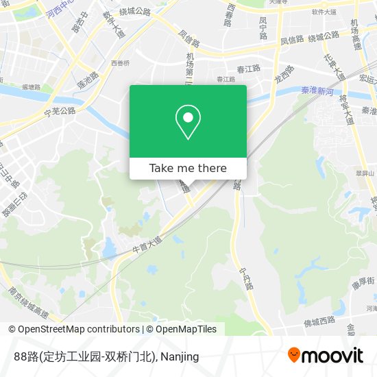 88路(定坊工业园-双桥门北) map