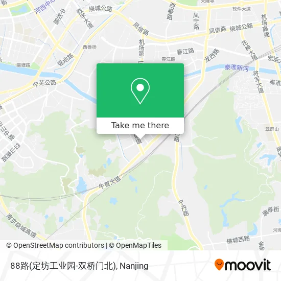 88路(定坊工业园-双桥门北) map