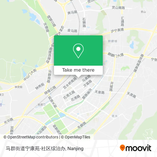 马群街道宁康苑-社区综治办 map