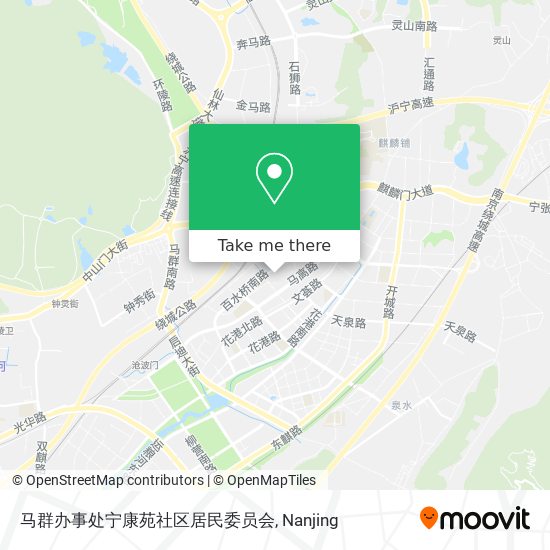 马群办事处宁康苑社区居民委员会 map