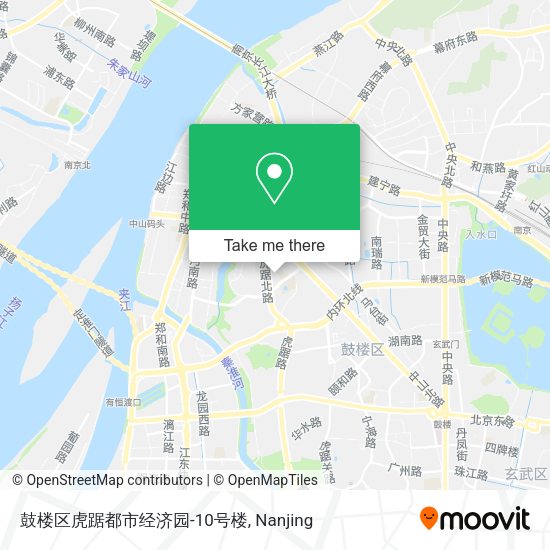 鼓楼区虎踞都市经济园-10号楼 map