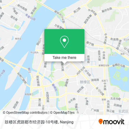 鼓楼区虎踞都市经济园-10号楼 map
