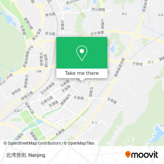 北湾营街 map