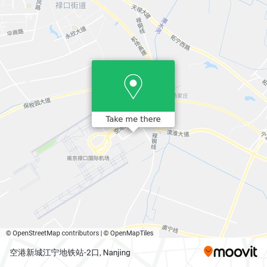 空港新城江宁地铁站-2口 map