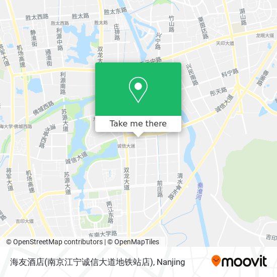 海友酒店(南京江宁诚信大道地铁站店) map