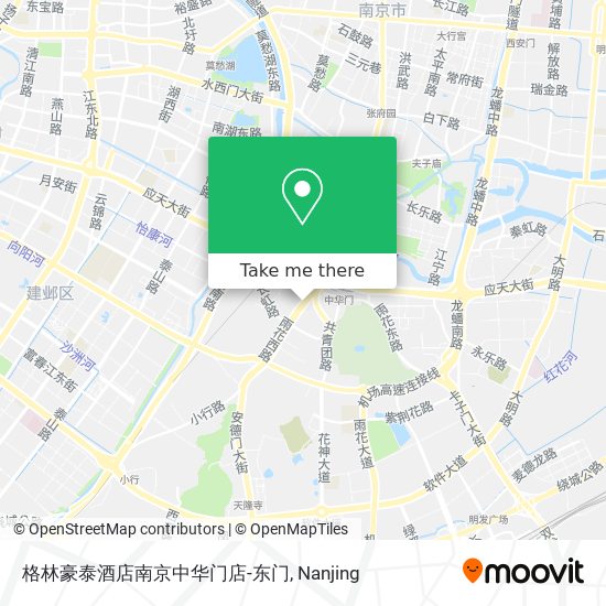 格林豪泰酒店南京中华门店-东门 map