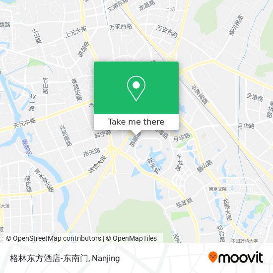 格林东方酒店-东南门 map