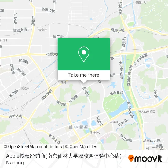 Apple授权经销商(南京仙林大学城校园体验中心店) map