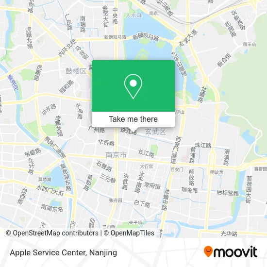Apple Service Center map