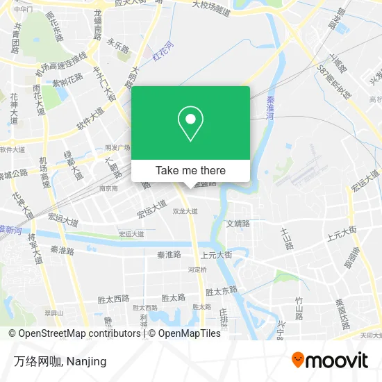 万络网咖 map