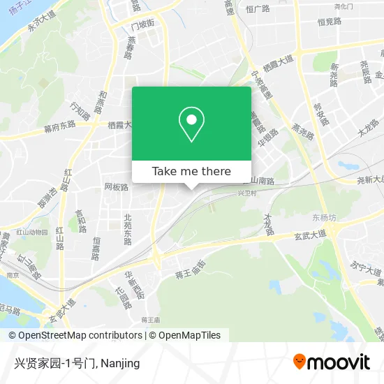 兴贤家园-1号门 map