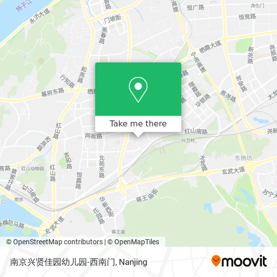 南京兴贤佳园幼儿园-西南门 map